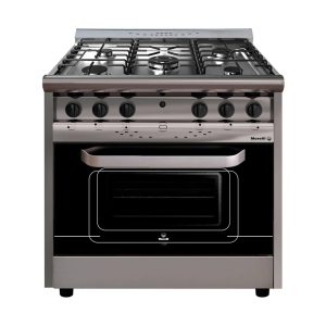 Cocina Morelli Forza 900, 5 hornallas, puerta de vidrio, encendido eléctrico, GN/GE